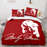 Laden Sie das Bild in den Galerie-Viewer, Marilyn Monroe Cosplay UK Bettwäsche-Set Quilt Bettbezüge Bett-Sets