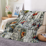 Laden Sie das Bild in den Galerie-Viewer, Betty Boop Flanell-Fleece-Decke