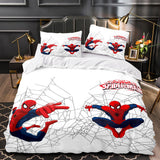 Laden Sie das Bild in den Galerie-Viewer, Marvel Spiderman Cosplay UK Bettwäsche-Set Quilt Bettbezüge Bett-Sets