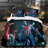 Laden Sie das Bild in den Galerie-Viewer, Marvel Spiderman Cosplay UK Bettwäsche-Set Quilt Bettbezüge Bett-Sets