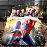 Laden Sie das Bild in den Galerie-Viewer, Marvel Spiderman Cosplay UK Bettwäsche-Set Quilt Bettbezüge Bett-Sets