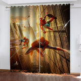 Laden Sie das Bild in den Galerie-Viewer, Marvel Spiderman-Vorhänge, verdunkelnde Fenstervorhänge für die Raumdekoration