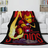 Laden Sie das Bild in den Galerie-Viewer, Marvel Studios Flanell-Fleece-Decke, Überwurf, Cosplay-Schal, Nickerchen-Steppdecke