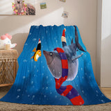 Laden Sie das Bild in den Galerie-Viewer, Merry Christmas Blanket Flanell Fleece Throw Quilt Wrap Nap Blanket