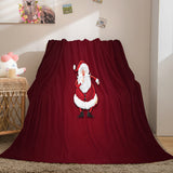 Laden Sie das Bild in den Galerie-Viewer, Merry Christmas Blanket Flanell Fleece Throw Quilt Wrap Nap Blanket