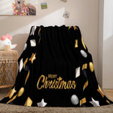 Laden Sie das Bild in den Galerie-Viewer, Frohe Weihnachten Flanell-Fleece-Decke Quilt Dunelm Bettwäsche Decke