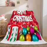 Laden Sie das Bild in den Galerie-Viewer, Merry Christmas Flanell Fleece Blanket Wrap Nap Dunelm Bettwäsche Decke