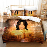 Laden Sie das Bild in den Galerie-Viewer, Michael Jackson Bettwäsche-Set Bettbezug Bett-Sets