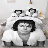 Laden Sie das Bild in den Galerie-Viewer, Michael Jackson Cosplay Bettwäsche-Set Quilt Bettbezüge Bett-Sets