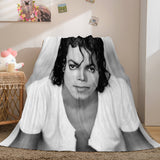 Laden Sie das Bild in den Galerie-Viewer, Michael Jackson Flanell-Fleece-Überwurf-Decke, Nickerchen-Steppdecke