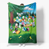 Laden Sie das Bild in den Galerie-Viewer, Mickey Minnie Mouse Cosplay Flanell-Fleece-Decke Quilt Wickeldecken