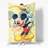 Laden Sie das Bild in den Galerie-Viewer, Mickey Minnie Mouse Cosplay Flanell-Fleece-Decke Quilt Wickeldecken