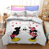 Laden Sie das Bild in den Galerie-Viewer, Mickey Mouse Cosplay Kinder Bettwäsche Set Bettbezug Bettwäsche Sets