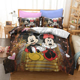 Laden Sie das Bild in den Galerie-Viewer, Mickey Mouse Cosplay Kinder Bettwäsche Set Bettbezug Bettwäsche Sets