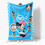 Laden Sie das Bild in den Galerie-Viewer, Mickey Mouse Minnie Mouse Cosplay Flanell-Fleece-Decke Steppdecke