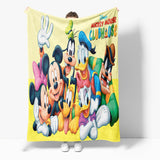 Laden Sie das Bild in den Galerie-Viewer, Mickey Mouse Minnie Mouse Flanell-Fleece-Decke Überwurf Cosplay-Decke