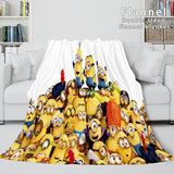Laden Sie das Bild in den Galerie-Viewer, Minions Flanell-Fleece-Decke