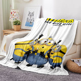 Laden Sie das Bild in den Galerie-Viewer, Minions The Rise of Gru Flanell-Fleece-Decke, Überwurf, Cosplay-Decke