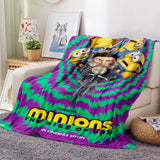 Laden Sie das Bild in den Galerie-Viewer, Minions The Rise of Gru Flanell-Fleece-Decke, Überwurf, Cosplay-Decken