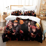 Laden Sie das Bild in den Galerie-Viewer, Naruto Cosplay Kinder Bettwäsche Set Quilt Bettbezüge Weihnachtsgeschenk