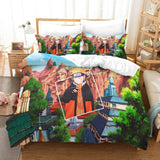 Laden Sie das Bild in den Galerie-Viewer, Naruto Kurama Akatsuki Cosplay Bettwäsche-Set Quilt Bettbezug Bett-Sets