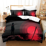 Laden Sie das Bild in den Galerie-Viewer, Naruto Kurama Akatsuki Cosplay Bettwäsche-Set Quilt Bettbezug Bett-Sets