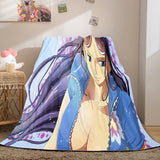 Laden Sie das Bild in den Galerie-Viewer, Einteilige Cosplay-Flanell-Fleece-Wurfdecke, Nickerchen-Steppdecke