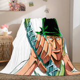 Laden Sie das Bild in den Galerie-Viewer, ONE PIECE Cosplay Flanell-Fleece-Überwurfdecke Wrap Nap Quilt Decken