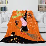 Laden Sie das Bild in den Galerie-Viewer, Peppa Pig Flanell-Fleece-Decke, Überwurf, Cosplay-Decke, Raumdekoration