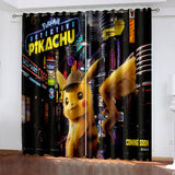 Laden Sie das Bild in den Galerie-Viewer, Pikachu-Vorhänge, verdunkelnde Fenstervorhänge