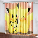 Laden Sie das Bild in den Galerie-Viewer, Pikachu-Vorhänge, verdunkelnde Fenstervorhänge