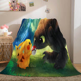 Laden Sie das Bild in den Galerie-Viewer, Pokemon Pikachu Flanell-Fleece-Decke