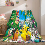 Laden Sie das Bild in den Galerie-Viewer, Pokemon Pikachu Flanell-Fleece-Decke