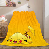 Laden Sie das Bild in den Galerie-Viewer, Pokemon Pikachu Flanell-Fleece-Decke