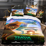 Laden Sie das Bild in den Galerie-Viewer, Raya und der letzte Drache Bettwäsche Cosplay Quilt Bettbezüge Dekoration Bett