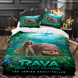 Laden Sie das Bild in den Galerie-Viewer, Raya und der letzte Drache Bettwäsche Cosplay Quilt Bettbezüge Dekoration Bett