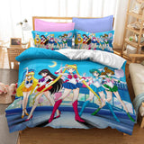 Laden Sie das Bild in den Galerie-Viewer, Sailor Moon Bettwäsche-Set, Bettbezug, Bett-Sets