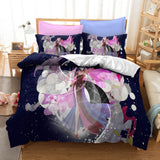 Laden Sie das Bild in den Galerie-Viewer, Sailor Moon Cosplay Grils Bettwäsche-Set UK Quilt Bettbezug Bett-Sets