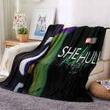 Laden Sie das Bild in den Galerie-Viewer, She Hulk Decke Flanell Fleece Decke Überwurf Cosplay Decke Raumdekoration