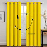 Laden Sie das Bild in den Galerie-Viewer, Lächelnde Emoji-Vorhänge, verdunkelnde Fenstervorhänge für die Raumdekoration