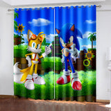 Laden Sie das Bild in den Galerie-Viewer, Sonic The Hedgehog 2 Vorhänge, Verdunkelungsvorhänge für Fenster