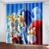 Laden Sie das Bild in den Galerie-Viewer, Sonic The Hedgehog 2 Vorhänge, Verdunkelungsvorhänge für Fenster