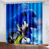 Laden Sie das Bild in den Galerie-Viewer, Sonic The Hedgehog Vorhänge, Verdunkelungsvorhänge für Fenster