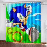 Laden Sie das Bild in den Galerie-Viewer, Sonic The Hedgehog Vorhänge, Verdunkelungsvorhänge für Fenster