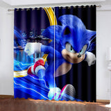 Laden Sie das Bild in den Galerie-Viewer, Sonic The Hedgehog Vorhänge, Verdunkelungsvorhänge für Fenster