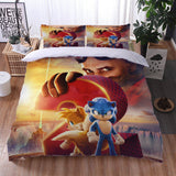 Laden Sie das Bild in den Galerie-Viewer, Sonic the Hedgehog 2 Bettwäscheset Cosplay Quilt Bettbezug Bettsets