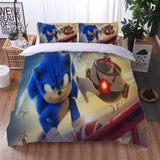 Laden Sie das Bild in den Galerie-Viewer, Sonic the Hedgehog 2 Bettwäscheset Cosplay Quilt Bettbezug Bettsets