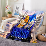 Laden Sie das Bild in den Galerie-Viewer, Sonic the Hedgehog 2 Flanell-Fleecedecke, Überwurf, Decke, Raumdekoration