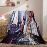 Laden Sie das Bild in den Galerie-Viewer, Spider Man Cosplay Decke Flanell Fleece Decke Überwurf Quilt Decke