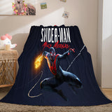 Laden Sie das Bild in den Galerie-Viewer, Spider Man Cosplay Flanell-Fleece-Decke, Überwurf, Wickeldecke, Nickerchen-Steppdecke